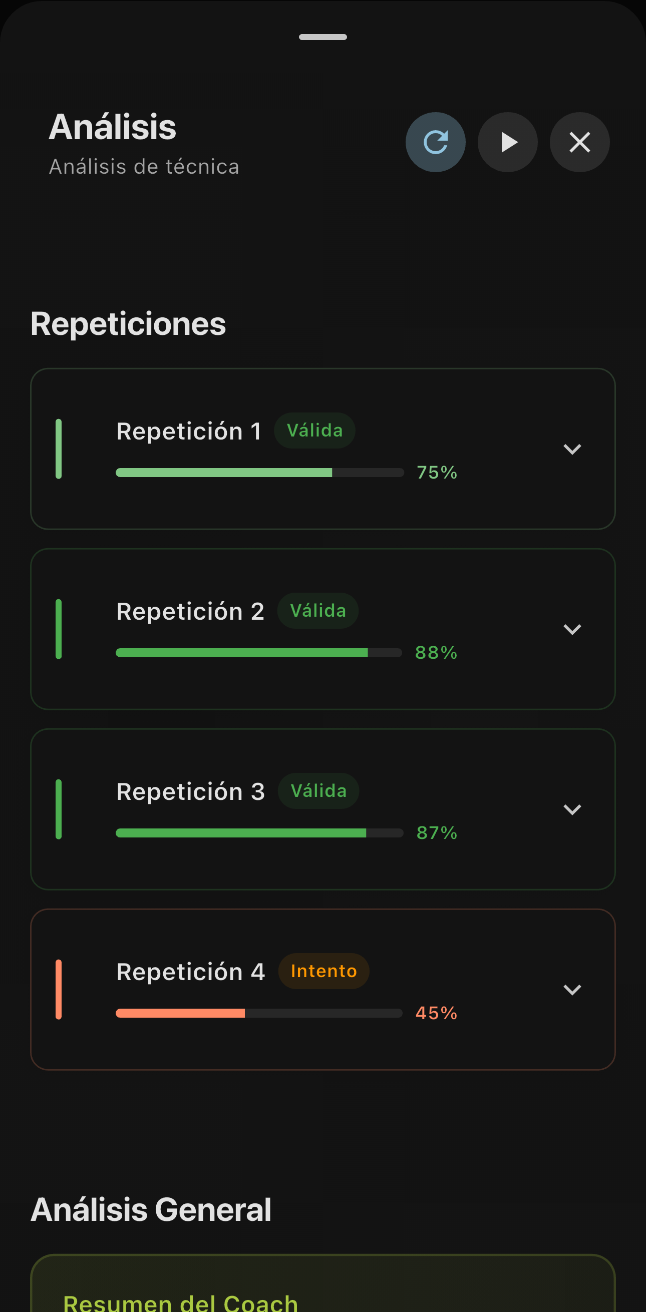 Puntuación por repeticiones