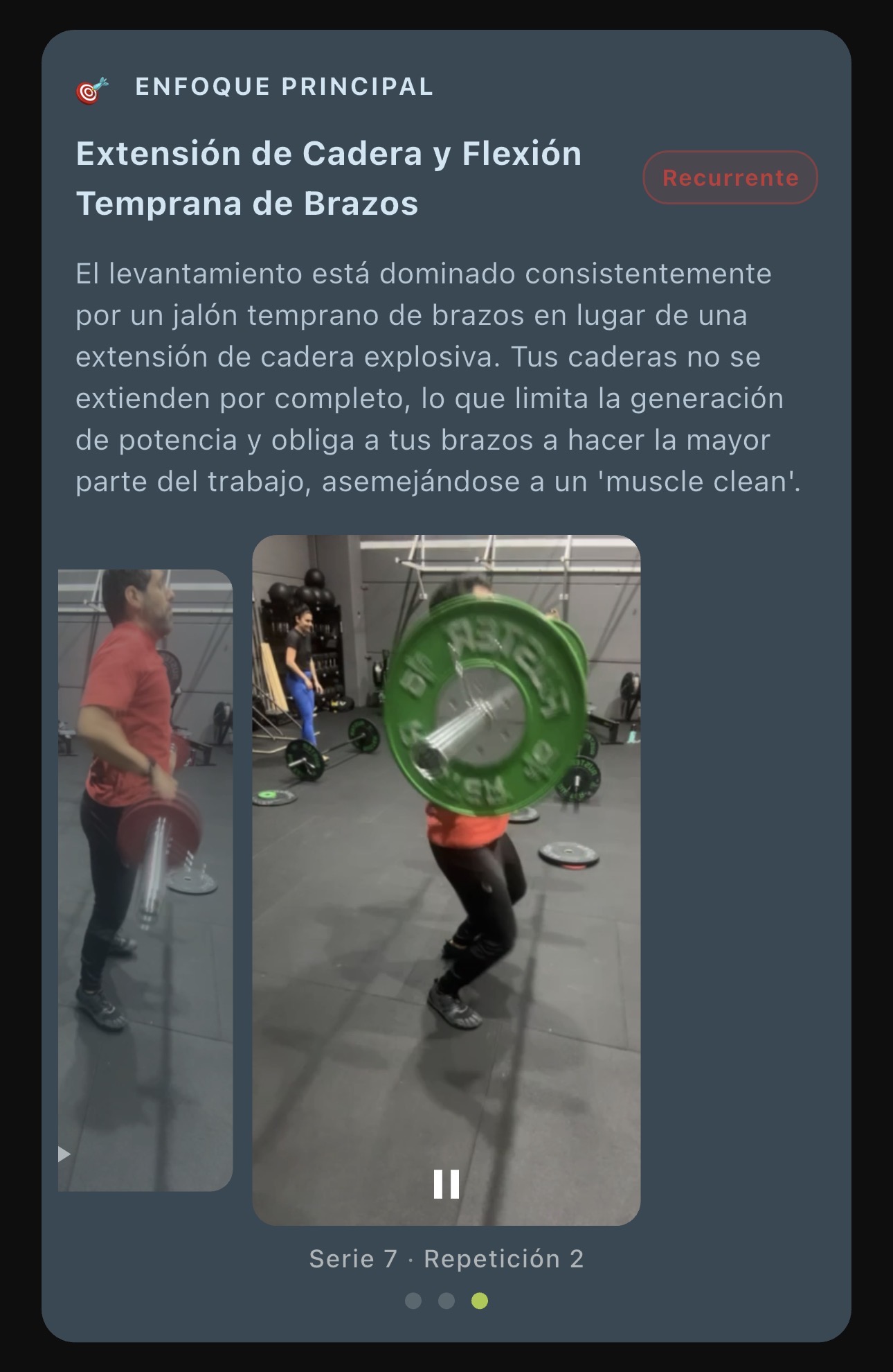 Punto clave de mejora con evidencia